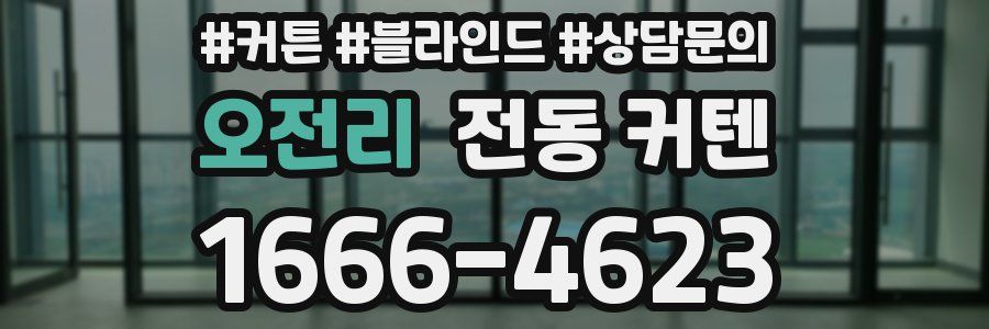 오전리 전동 커텐