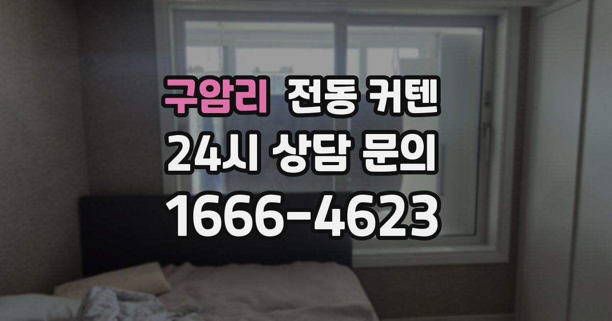 구암리 전동 커텐