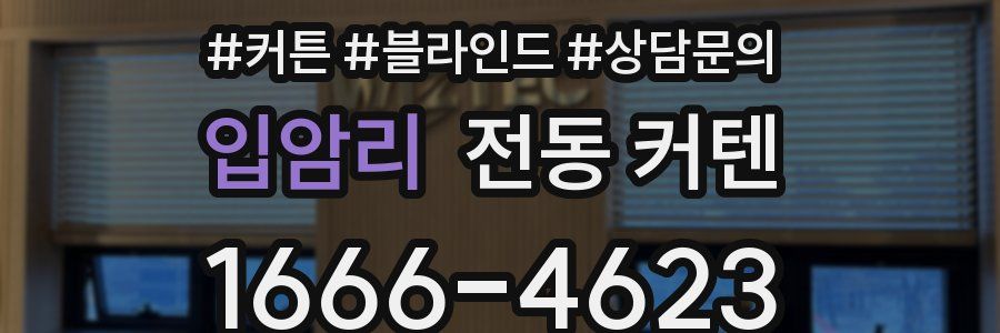 입암리 전동 커텐