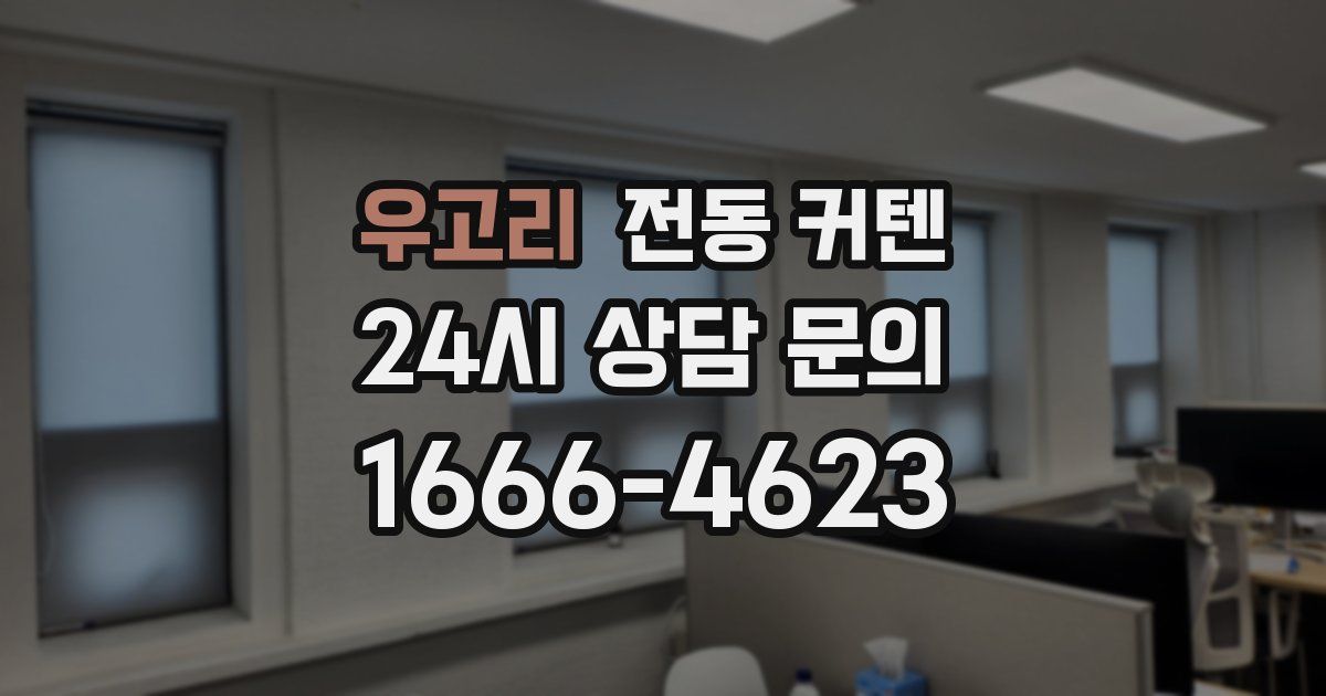 우고리 전동 커텐