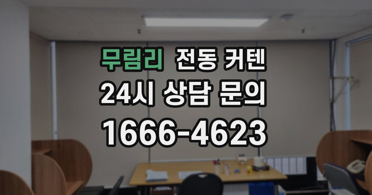 무림리 전동 커텐