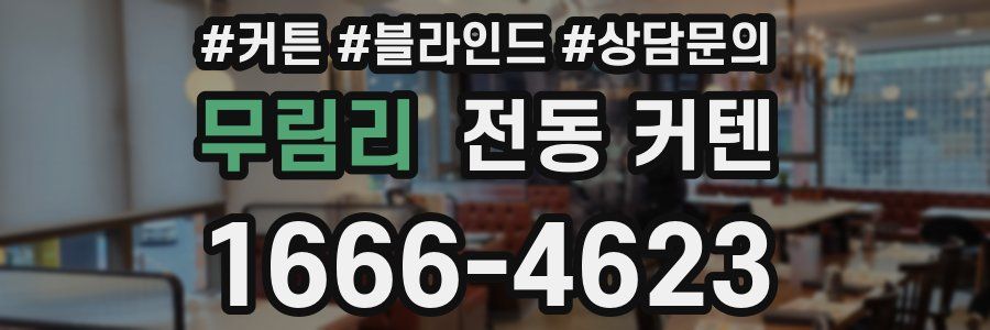 무림리 전동 커텐