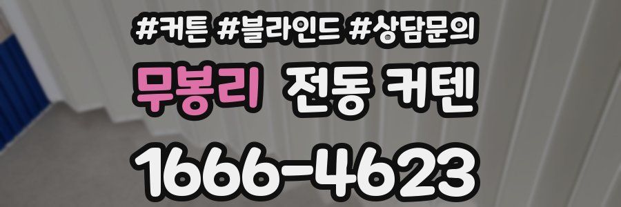 무봉리 전동 커텐