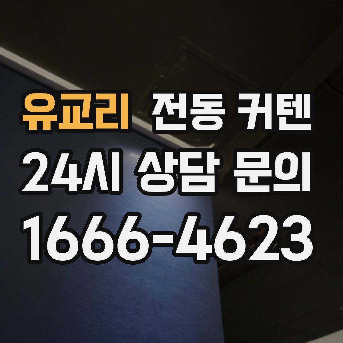 유교리 전동 커텐