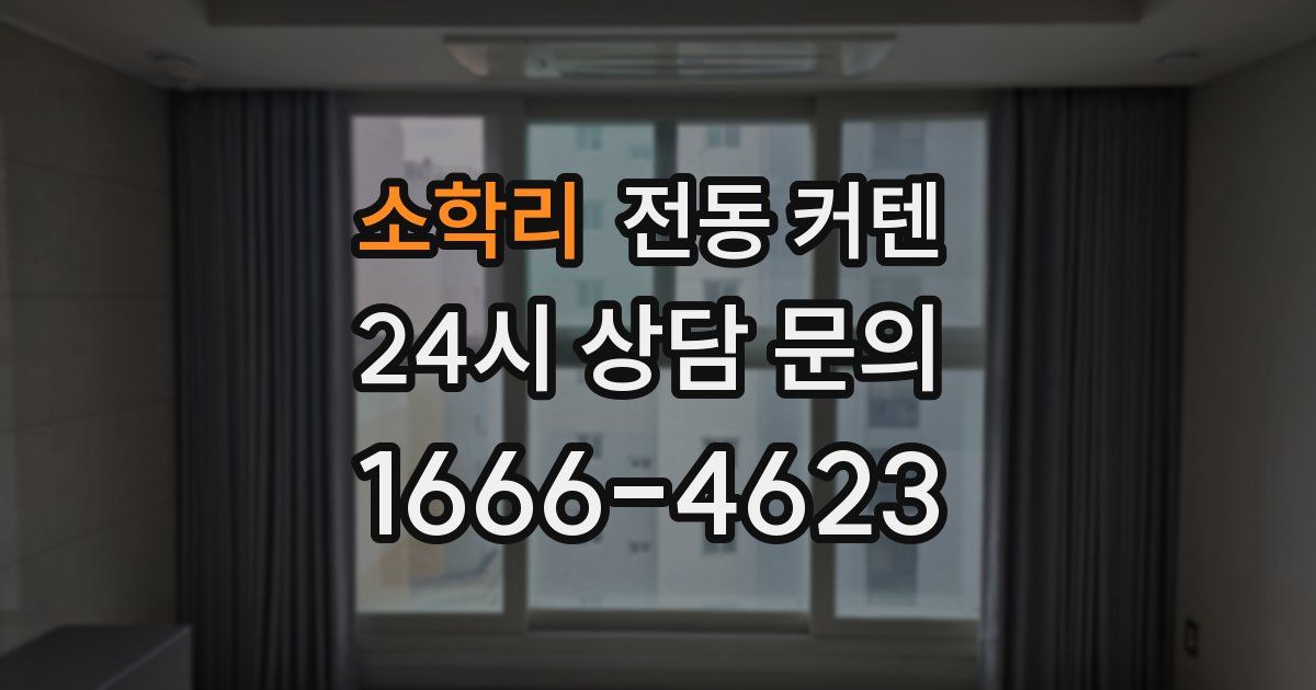 소학리 전동 커텐