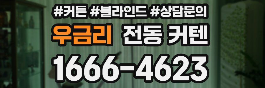 우금리 전동 커텐