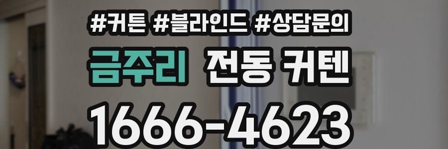 금주리 전동 커텐