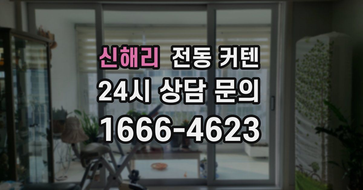 신해리 전동 커텐