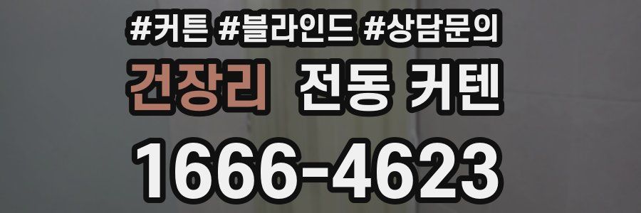 건장리 전동 커텐