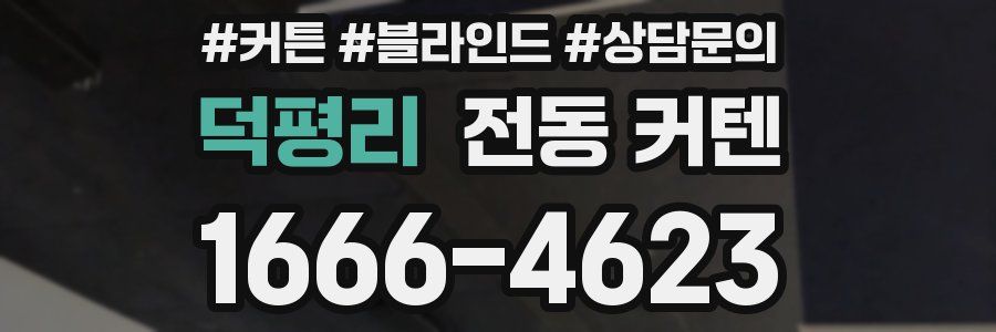 덕평리 전동 커텐