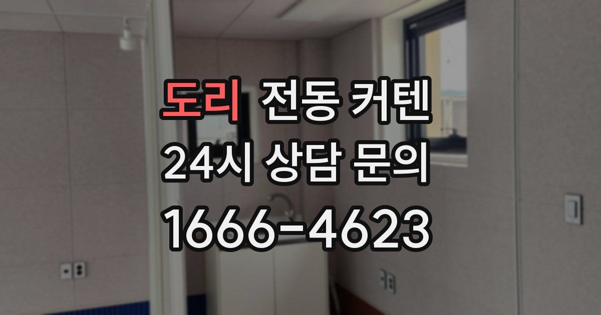도리 전동 커텐
