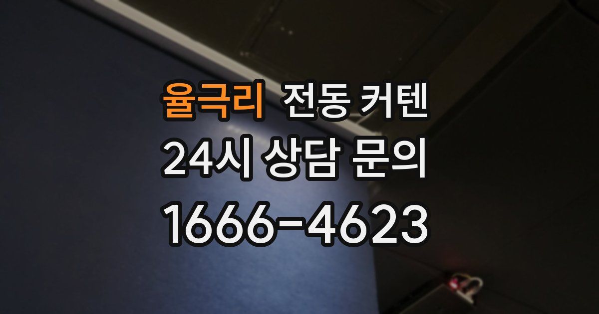 율극리 전동 커텐