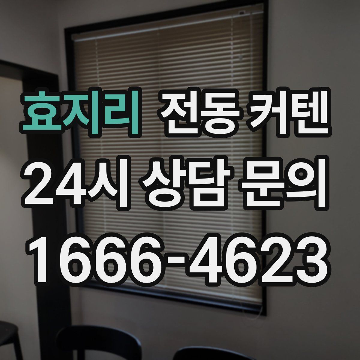 효지리 전동 커텐