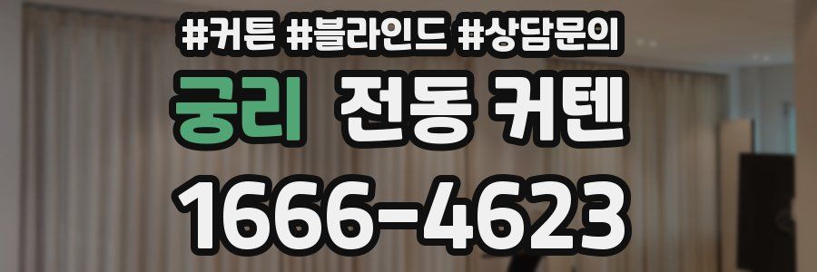 궁리 전동 커텐
