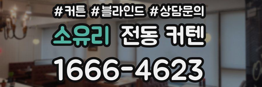 소유리 전동 커텐