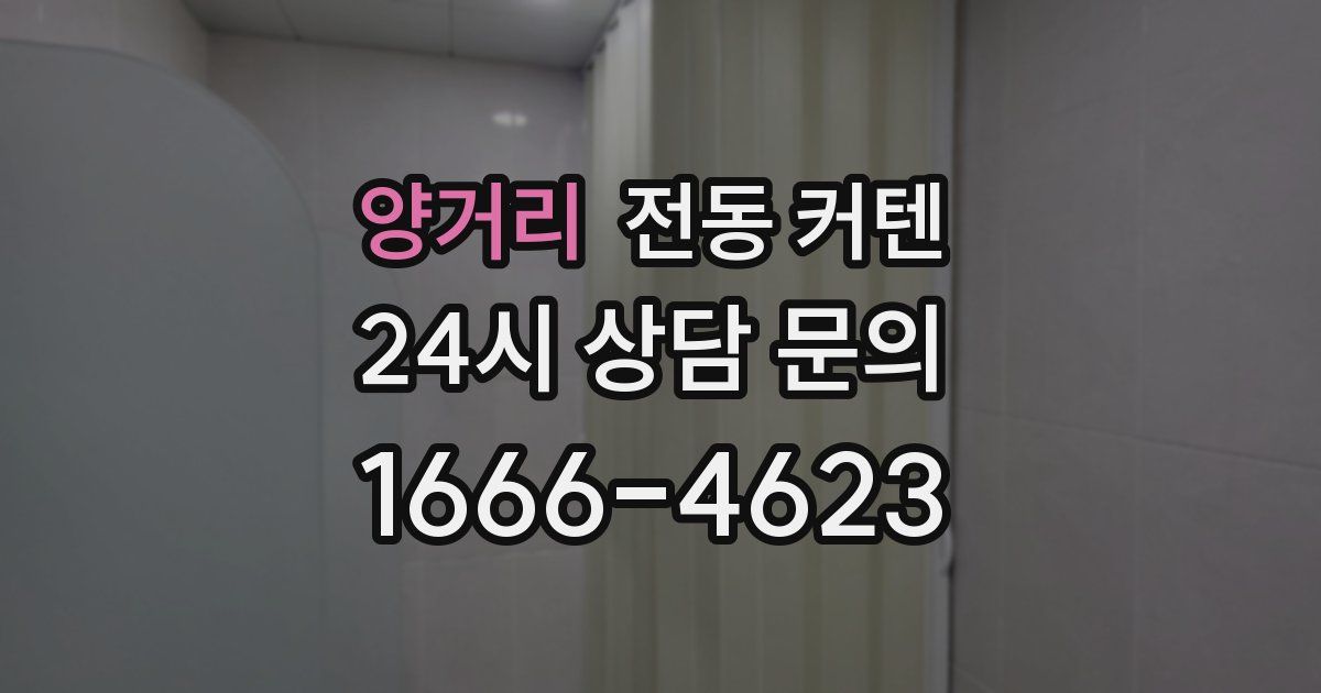 양거리 전동 커텐