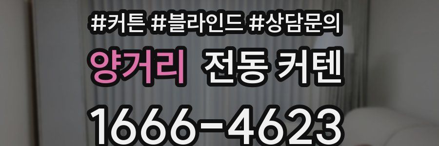 양거리 전동 커텐