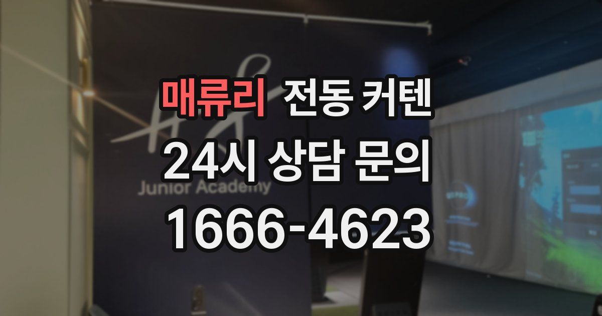 매류리 전동 커텐