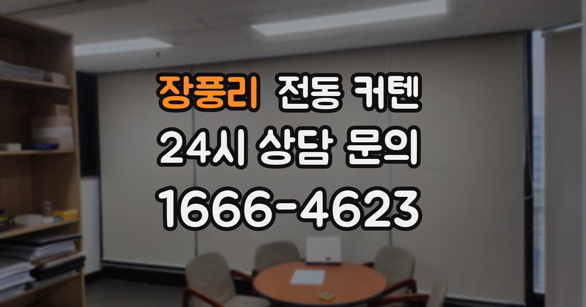 장풍리 전동 커텐