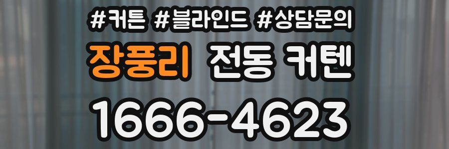 장풍리 전동 커텐