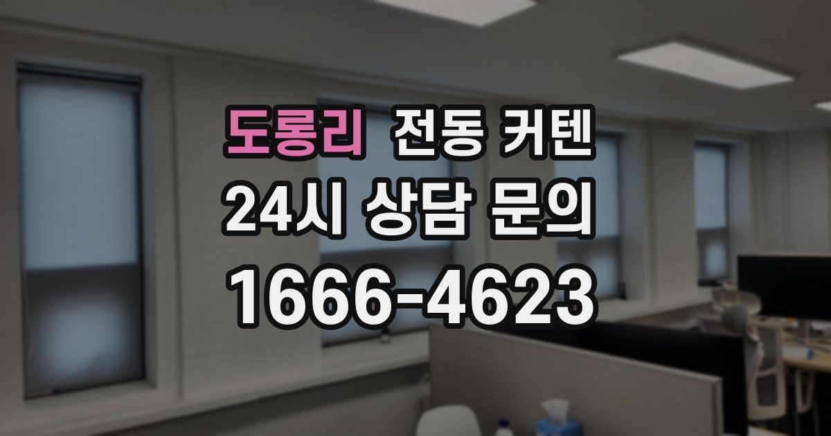 도롱리 전동 커텐