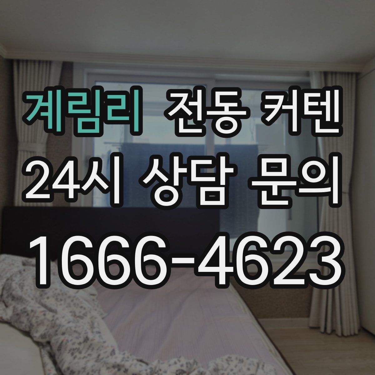 계림리 전동 커텐