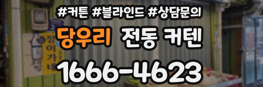 당우리 전동 커텐
