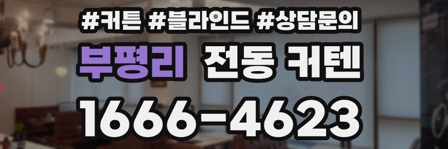 부평리 전동 커텐