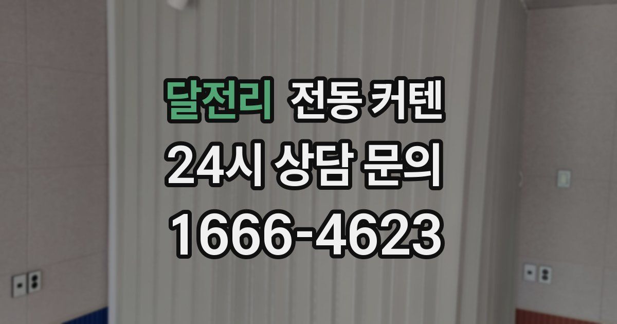 달전리 전동 커텐