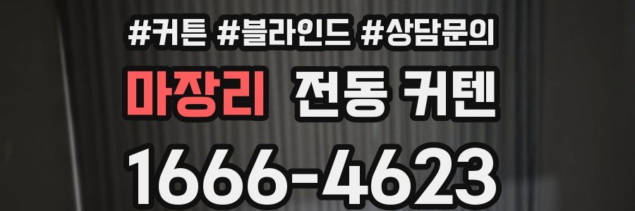 마장리 전동 커텐