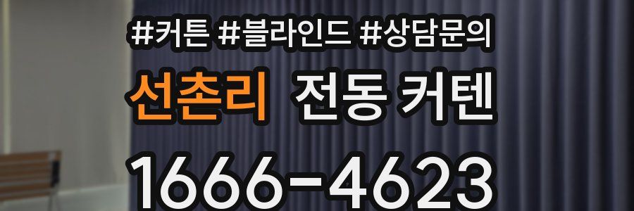 선촌리 전동 커텐