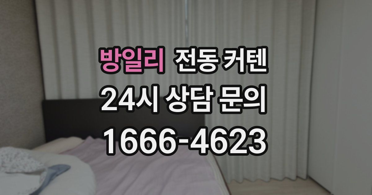 방일리 전동 커텐