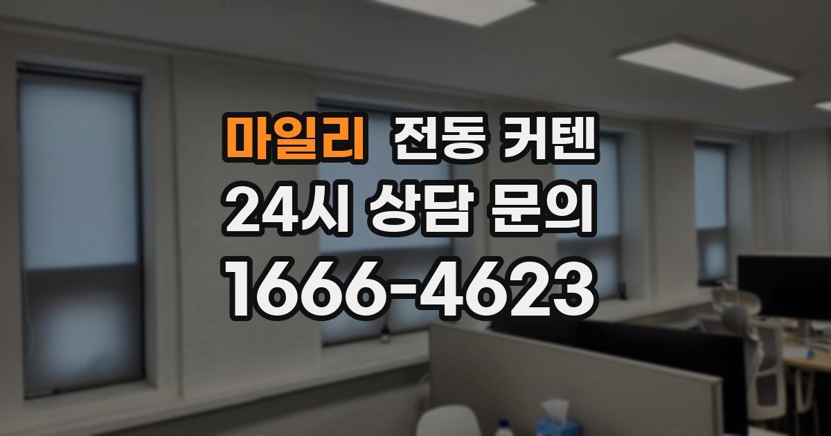마일리 전동 커텐