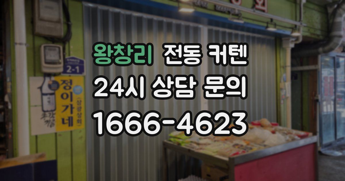왕창리 전동 커텐