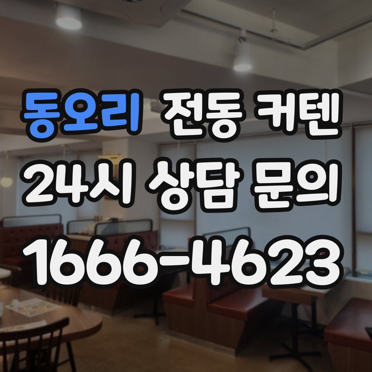 동오리 전동 커텐