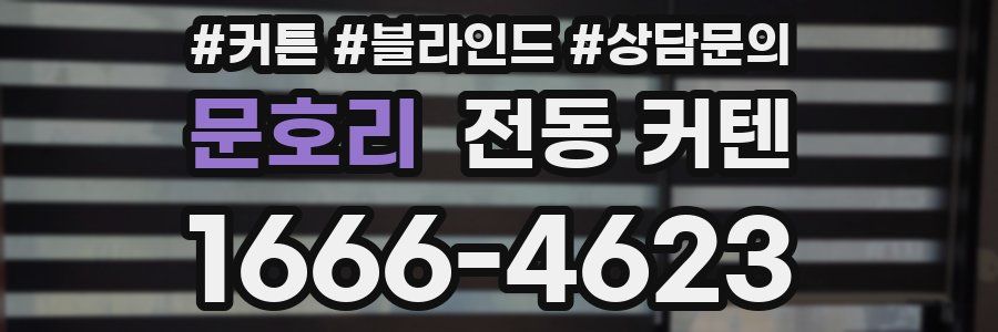 문호리 전동 커텐