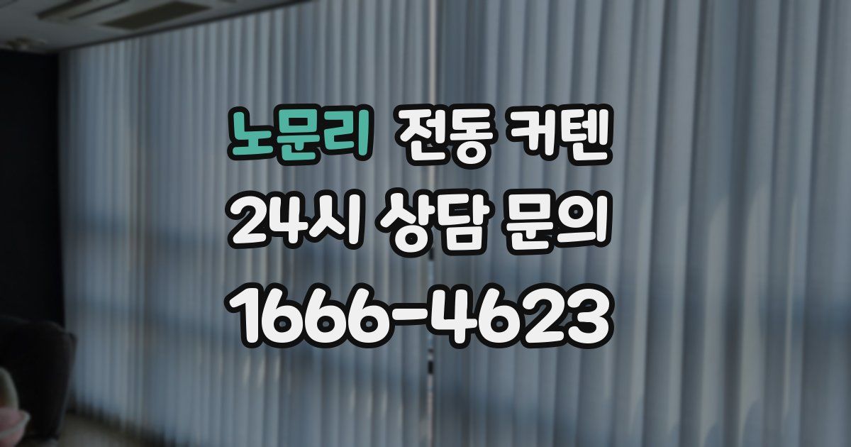 노문리 전동 커텐
