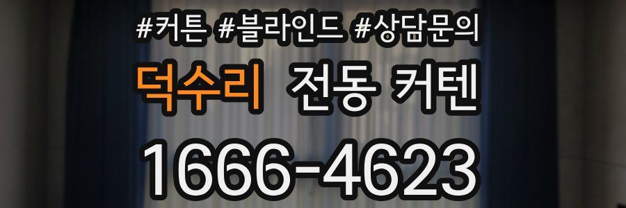 덕수리 전동 커텐