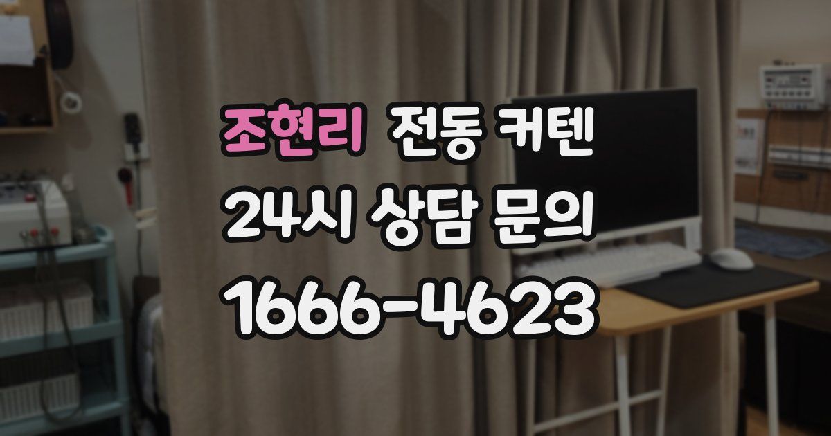 조현리 전동 커텐