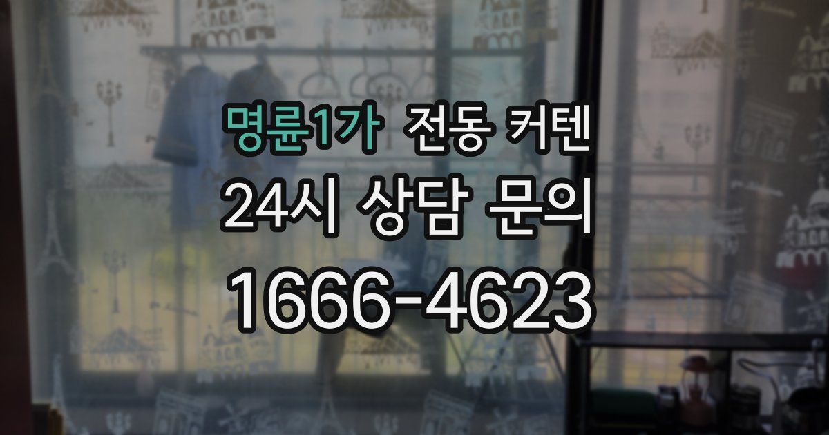 명륜1가 전동 커텐