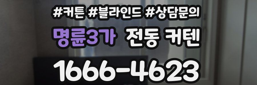 명륜3가 전동 커텐