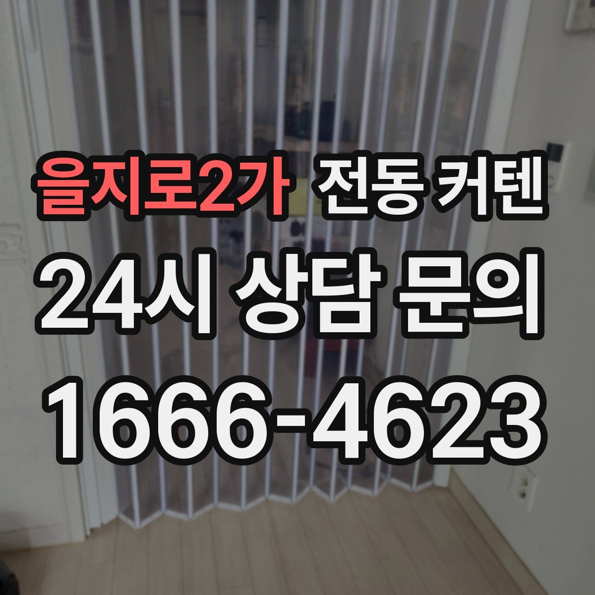 을지로2가 전동 커텐