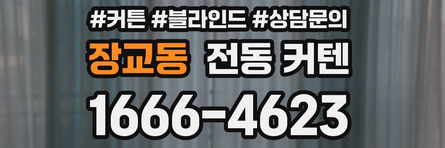 장교동 전동 커텐
