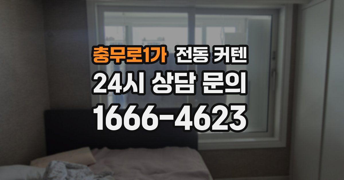충무로1가 전동 커텐