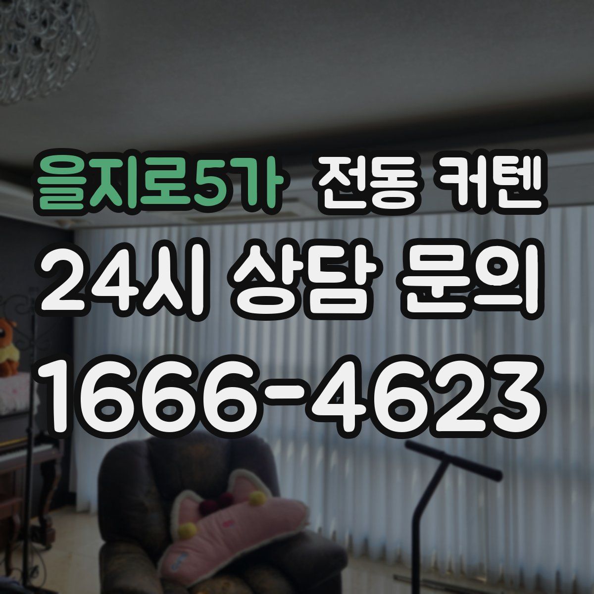 을지로5가 전동 커텐