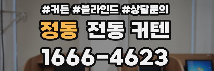 정동 전동 커텐