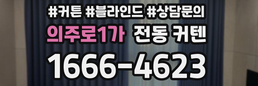 의주로1가 전동 커텐