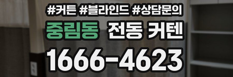 중림동 전동 커텐