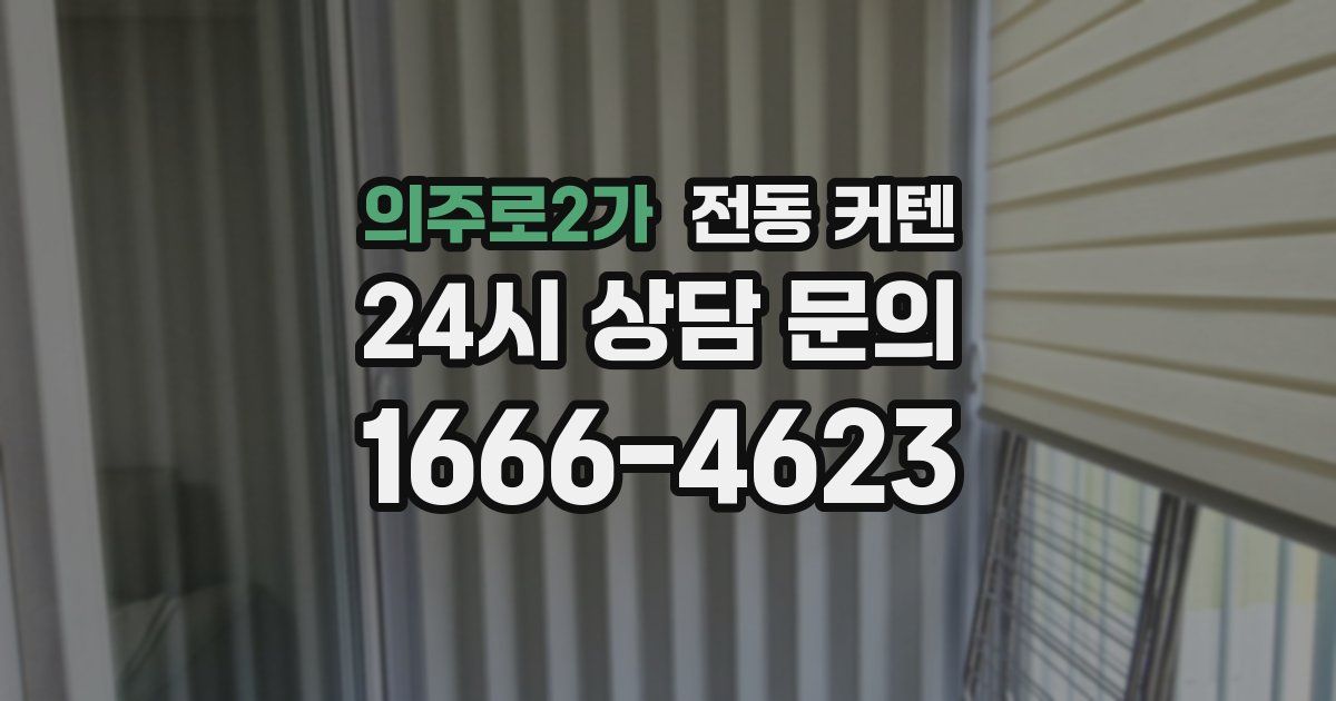 의주로2가 전동 커텐