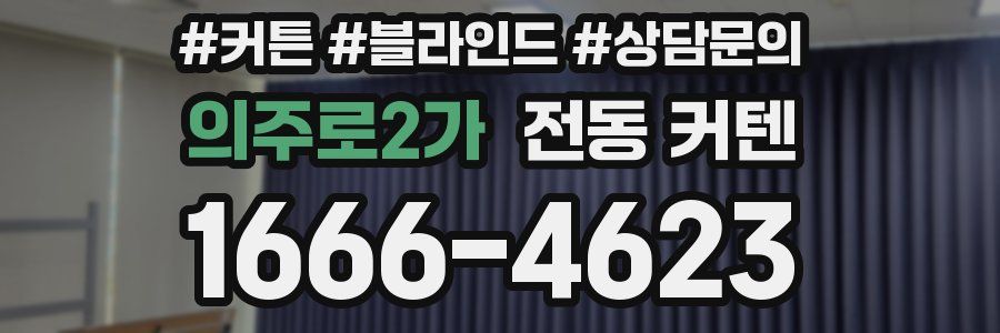 의주로2가 전동 커텐